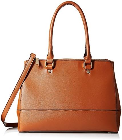 SOCIETY NEW YORK Women's Satchel Bag, Cognac