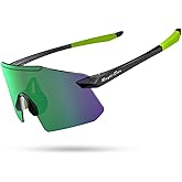 Rayli.Dar Polarized Sports Sunglasses for Men & Women UV400 TAC HD Lenses, Ultra Light TR90 Frame, Cycling Driving Glasses