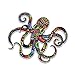 Octopus Sticker Colorful Ocean Squid Decal by Megan J Designs™ - Laptop Sticker Tumbler Decal Vinyl Sticker