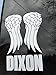 Daryl Dixon Wings - Precision-Cut Vinyl Decal/Sticker (NOT Printed)