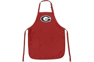 Broad Bay University of Georgia Aprons DELUXE Georgia Bulldogs Apron With Pockets and Adj Neck