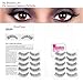 EmaxDesign 10 Pairs Fake Eyelashes, Multipack Natural 3D False Eyelashes – Fashion Eyelashes Extension For Makeup.