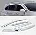 AUTOCLOVER A453 Chrome Window Sun Visor Vent Guard Wind Rain 4-pc Set For 2013-2016 Chevy Captiva