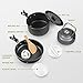 Terra Hiker Camping Cookware, Nonstick, Lightweight Pots, Pans with Mesh Set Bag for Backpacking, Hiking, Picnic
