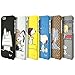 Snoopy Series by iLuv (Design Sleek Form-Fitting Snoopy Peanuts Hard Shell Protective Case with Soft-Coated Surface) Compatible with Apple iPhone 6 & iPhone 6S (4.7”) (Gray)