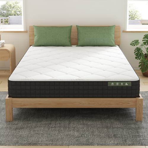 Novilla Matelas 90x190, 20 cm, Matelas Memoire de Forme, Mousse en Fibre de Bambou, Matelas Réversible à Deux Faces Utilisables, Sommeil Frais, Certifié OEKO-TEX, Excellent Confort et Respirable