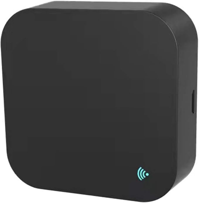 JINQII TuyaSmart Life APP Smart Wireless WiFi IR control remoto
universal de temperatura y humedad trabajo con Alexa Google Home