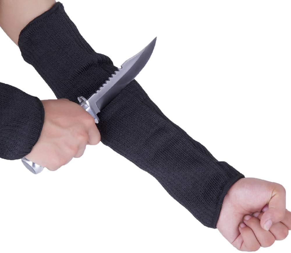 1 par de mangas de Kevlar para protección de brazos, anticortes y