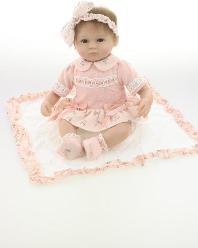 Prezzo Nicery Morbido Silicone Bambola Reborn Bambino 18inch 45 Centimetri Magnetica Bella Realistica Sveglia Della Ragazza Del Ragazzo Giocattolo Rosa Copricapo Occhi Aperto Baby Doll A3IT Offerte