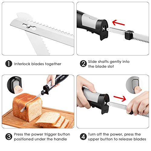 2 Aicok+Electric+Stainless+Kitchen+Serrated