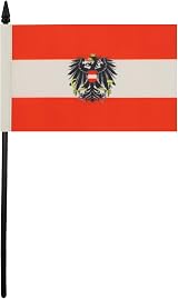 AZ FLAG Austria Table Flag 4x6 in 10x15 cm Eagle Coat of Arms view 3