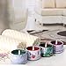 KitchenGynti Scented Candles Gift Set - Lavender, Rose, Tea Tree and Peppermint, Candle Soy Wax for Stress Relief and Aromatherapy, Candles - 4 Pack