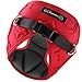 Cold Weather Dog Harness - Comfortable & Adjustable Harnesss for Dogs - Easy Walk Dog Harness (Red, Neck Size 12