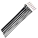 Lizxun Men Relaxing Toys Handled Urethral Stretching Bladder Toys Relieve Stress Length 35cm (7.5mm(Dia), Black)