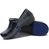 Anywear SR Angel Clogs, Nursing Shoes, Garden Flutter, 5 Women/3 Men | Wet-Floor Grip, High-Rebound EVA Cushioning, Lightweight &amp; Flexible, Water-Resistant, Ventilated Toe Room, Nurse Shoes