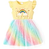 Akyzic Toddler Tulle Dress Unicorn Outfit Birthday Princess Party Girls Summer Causal Tutu Skirts