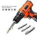 Screw Extractor Remover, Kusonkey Damaged Stripped Screw Extractor Easily Remove Stripped Broken Screws, Drill Bit for Nuts Rusted Bolt Remover Mechanic Handmade Fixer DIY Tool Kit Set of 4 Pcs