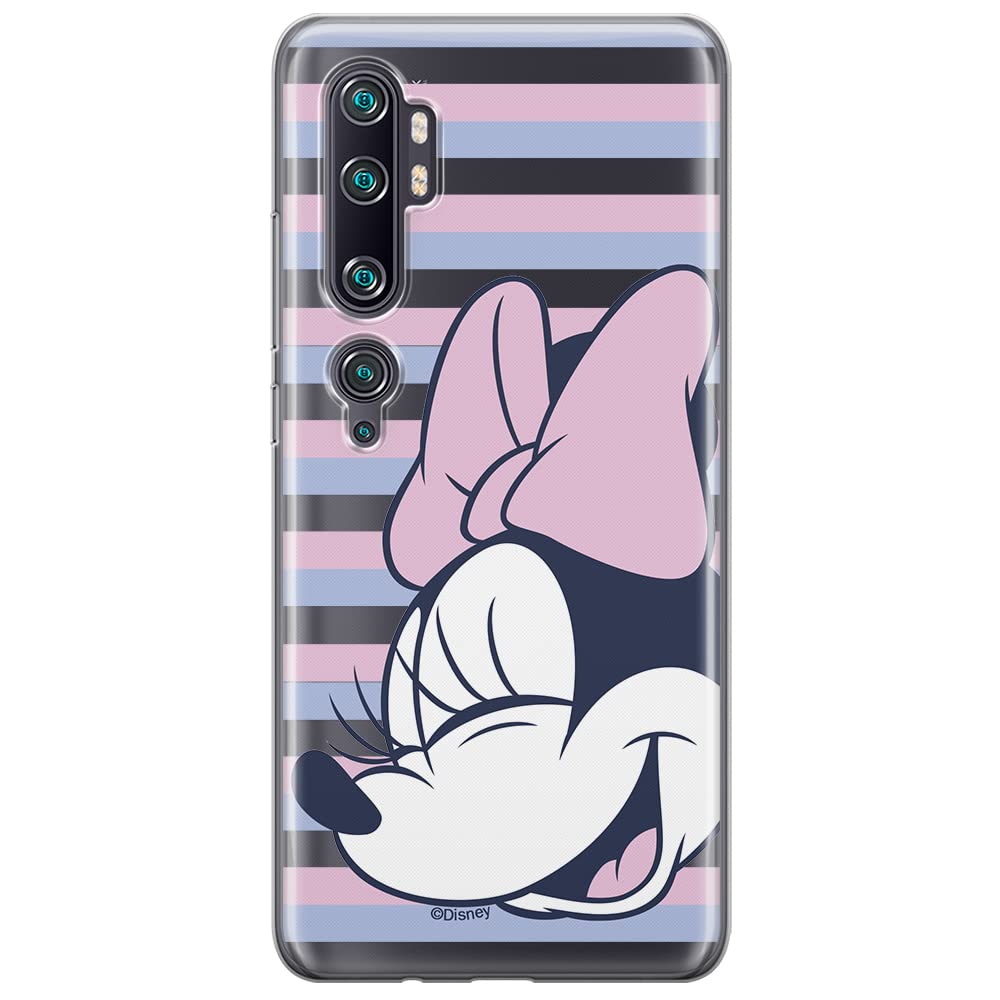 ERT GROUP mobile phone case for Xiaomi MI NOTE 10 / MI NOTE 10 PRO original and officially Licensed Disney pattern Minnie 022 optimally adapted to the shape of the mobile phone, partially transparent