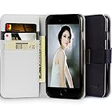 iPhone 6S Case,iPhone 6 Case,[4.7inch]by Ailun,PU Leather&Soft TPU,Impact Resistant&Anti-Scratch Wallet,Self-Stand for Video Watching,Card Holder,Magnetic Flip Cover[Black]