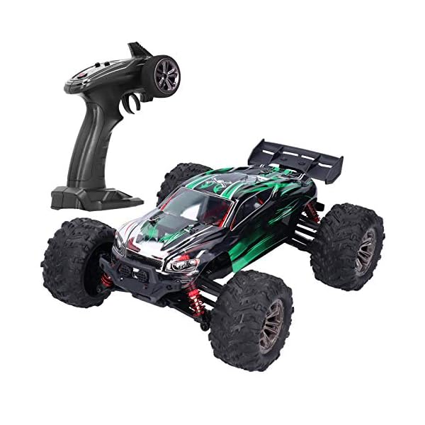 VGEBY RC Car, 1:16 RC Car Offroad RC Rennwagen Elektro Hobby Buggy Spielzeugauto für Erwachsene und Kinder(Grün)