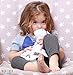 Premium Organic Cotton Muslin swaddle Blankets &LULU the Lovey. 47X47, Perfect for Nursery Sets,Gender Neutral Baby Girl or Baby Boy Blanket By KULULU