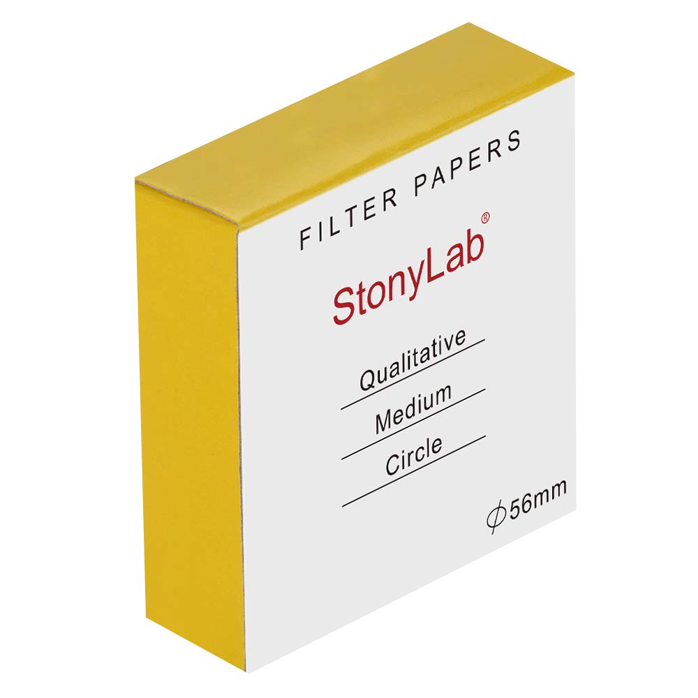 StonyLab Qualitative Filter Paper Circles, 56mm