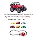 Egoelife RC Jeep Wrangler Vehicle off-road Remote Control Car Crawler 1:24 Scale Electric Toy RC Crawler(Color at Random)