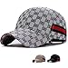 Unisex Fashion Honeycomb OO Baseball Caps Adjustable Quick Dry Sports Cap Sun Hat (Black-A)
