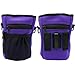 Treat Pouch Dog Training Bag Multi-Purpose with Adjustable Over the Shoulder Strap or Waist Belt (New Ver. 2.0 - Purple)