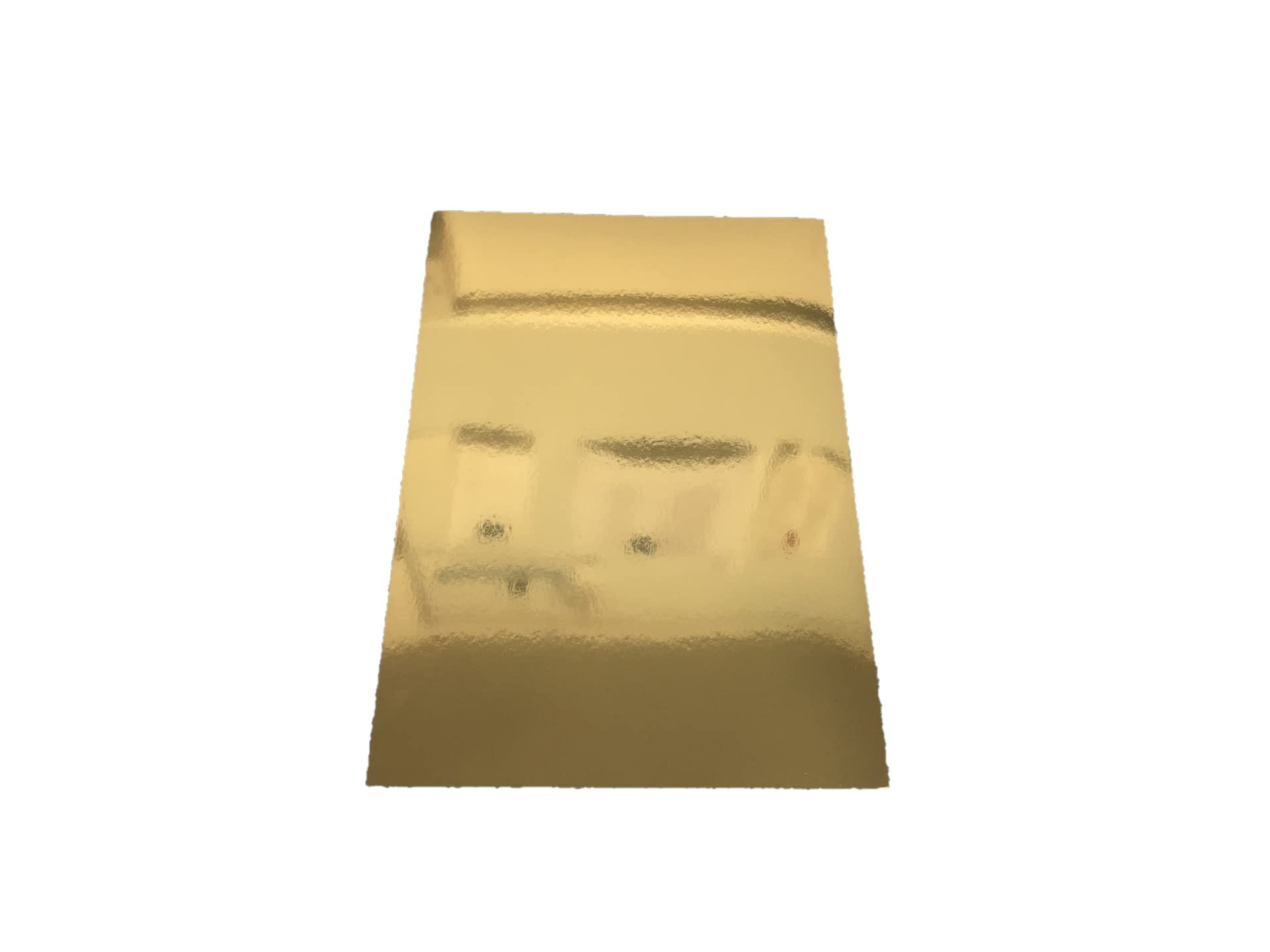 Pack of 50 A4 220gsm Single Sided Foil Mirror Card (Gold)