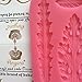 Anyana Acanthus Leaves Silicone Molds tree leaf Fondant Molds scroll Cake Border decoration Cupcake Silicone Lace Mat Mold Decoration Tool Non stick easy to use