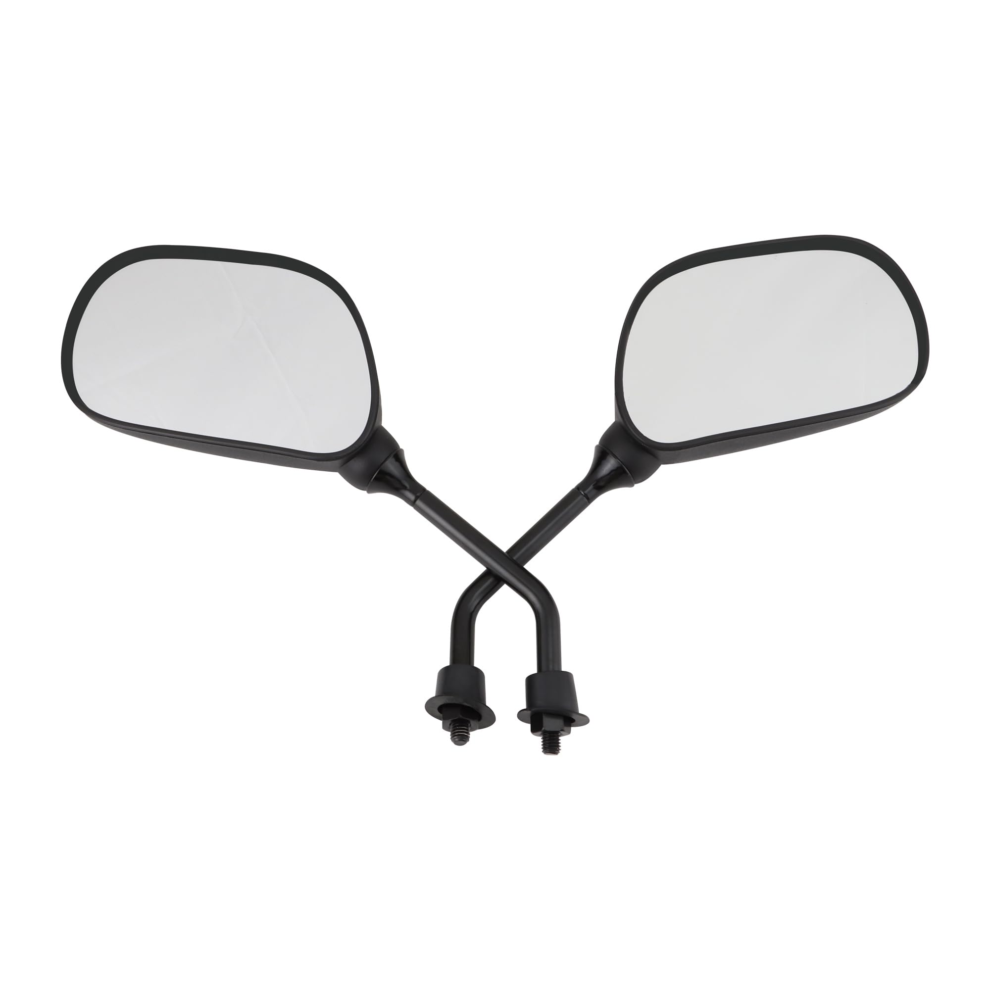 GOOFIT 8mm Black Plastic Rearview Mirror Replacement for 50cc 70cc 90cc 110cc 125cc 150cc 200cc 250cc ATV Scooter Motorcycle
