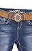WallFlower Juniors Belted Legendary Skinny Jeans
