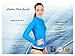 Swim Shirt Women - Long Sleeve Rash Guard Swimming Shirt, Made in USA! (Turquoise, X-Large)