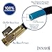 INNAV8 Expandable Garden Hose 25 FT - Lightweight, No-Kink Flexible Garden Hose, Brass Shut Off Valve - Super Strong Latex Rubber Core, Thick Fabric Cover - Expandable Water Hose 25FT Pocket Hose
