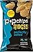 Popchips Ridged Potato Chips Salted Potato Chips, 5 oz Bags (Pack of 12)