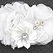 Miugle Baby Girl Baptism Headbands Baby Christening Hair Bows