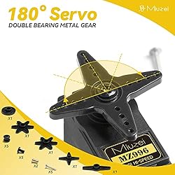 Miuzei MG996R Servo Motor Metal Gear High Speed
