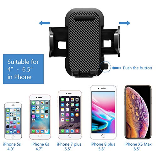 Sonkir Car Phone Mount, Dashboard & Windshield Cell Phone Holder Stand with One-Touch Design 360Â° Rotation for iPhone, Galaxy, Google Nexus, LG, Huawei and More