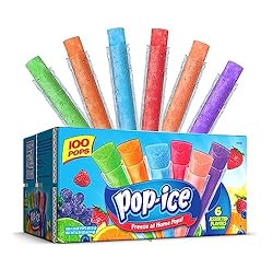 Pop Ice Assorted Flavors Popsicles,1.5 Ounce