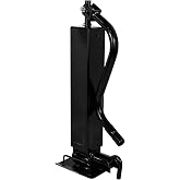 Axiovate 12000lbs Trailer Jack, Adjustable Drop Leg, 26" Vertical Travel | Black Powder Coat Finish, Weld on, for Utility, Boat, Horse, and RV Trailer