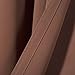 Best Home Fashion Closeout Basic Thermal Insulated Blackout Curtains - Antique Bronze Grommet Top - Chocolate - 52