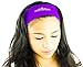 16-in-1 Headband (1-Pack) - 16+ Original Styles Headwear - Sports Band, Bandana, Neck Gaiter, Mask, Helmet Liner (Purple)