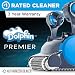Dolphin Premier Robotic Pool Cleaner with Powerful Dual Scrubbing Brushes and Multiple Filter Options, Ideal for In-ground Swimming Pools up to 50 Feet.