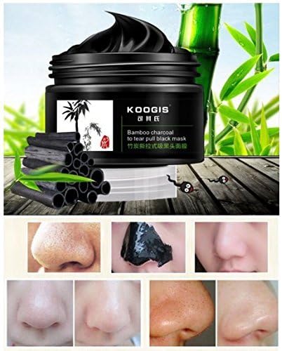 KOOGIS Bamboo Charcoal Tearing Blackhead Removal Mask Deep Clesing Acne Facial Nose by Abcstore99