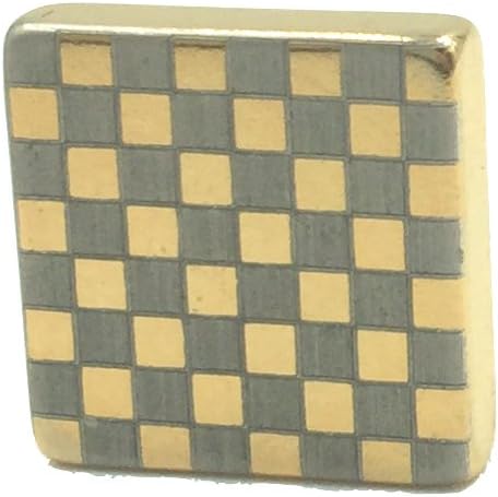 Tie Mags Checkmate Gold, Magnetic Tie Clip