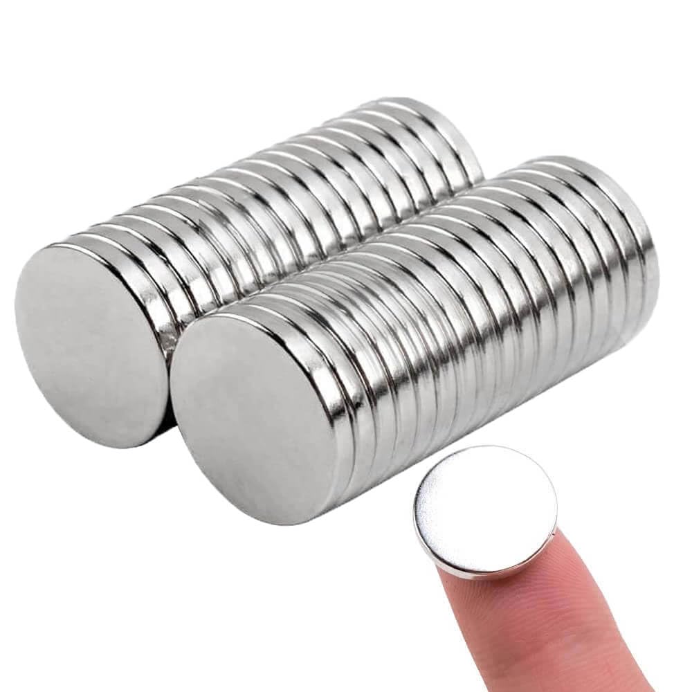 Fridge Magnets, 15x2mm Super Strong Nedoymium Magnets for Whiteboard, Muti-Use Small Round Magnets for Crafts, Premium Rare Earth Magnets Mini for Fridge, Refrigerator, DIY, Notice Board Magnets