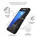Galaxy S7 Edge Case, Black SaharaCase Protective Kit [Case + Tempered Glass Screen Protector] Rugged Hard Frame [Slim Fit] Shock-Absorbing Bumper (Black)