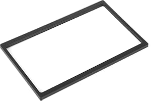 Double Din 7 Inch Car Stereo Frame Trim, 2 Din 7in PST Thick Fascia, Car Stereo Frame, Car Stereo Radio Fascia Dash Mount DVD