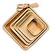 Adaaya 10 Inch Square Disposable Palm Leaf Plate (pack of 25) Natural Ecofriendly Biodegradable Compostable Sturdy Ideal for Weddings Parties Homeuse Camping Birthday BBQ Catering Restaurant & More